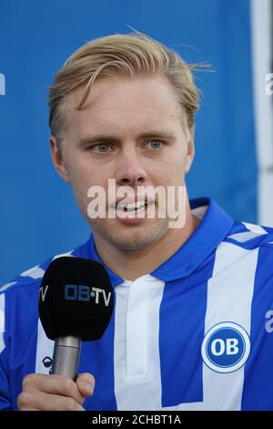 Odense, Danimarca. 13 Settembre 2020. Sveinn Aron Gudjohnson è entrato a far parte di OB su un prestito del club italiano Spezia. (Photo Credit: Gonzales Photo/Alamy Live News Foto Stock