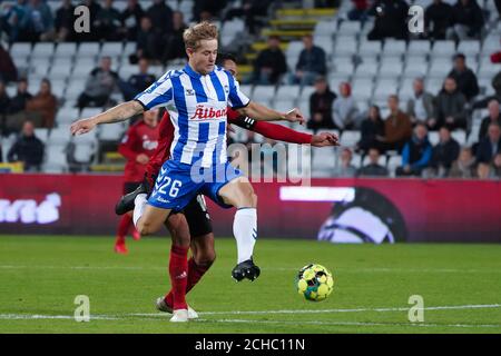 Odense, Danimarca. 13 Settembre 2020. Mikkel Hyllegaard (26) di OB visto durante la partita 3F Superliga tra OB e FC Copenhagen al Nature Energy Park di Odense. (Photo Credit: Gonzales Photo/Alamy Live News Foto Stock