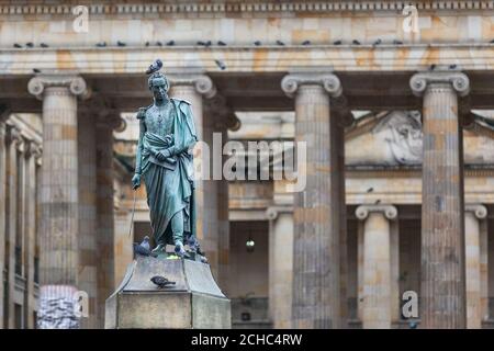 Monumento in bronzo di Simone Bolivar nella città di Bogotà Foto Stock