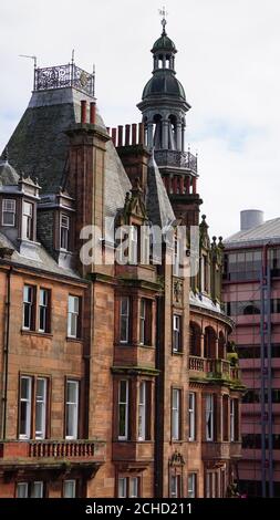 Charing Cross Mansions di John James Burnet a Charing Cross, Glasgow, Scozia Foto Stock