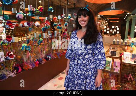 Melissa Hemsley partecipa al lancio del negozio Miller Harris a Coal Gocce Yard Londra Foto Stock