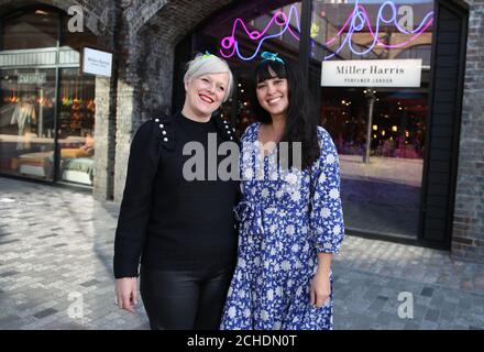 Melissa Hemsley partecipa al lancio del negozio Miller Harris a Coal Gocce Yard Londra Foto Stock