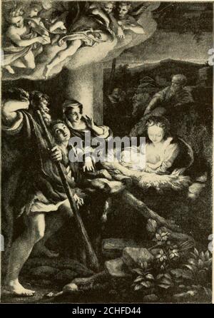 . La Genesi dell'arte-forma : un saggio in tecnica comparativa che mostra l'identità delle fonti, dei metodi e degli effetti della composizione nella musica, nella poesia, nella pittura, nella scultura e nell'architettura. Re di un luogo dove la luce e un luogo dove ci sono ombre, oughalthin i dipinti di Correggio e Rembrandt, Chi sviluppa più pienamente le possibilità di luce e ombra, o di chi-aroscuro, come è chiamato, questo piano è stato di solito seguito.secondo Reynolds (Nota xxxix sull'Arte della pittura), ci possono essere tre masse di luce, una delle quali, tuttavia, avrebbe fatto più promino Foto Stock