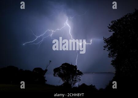 Phillip Island Storm in Australia Foto Stock