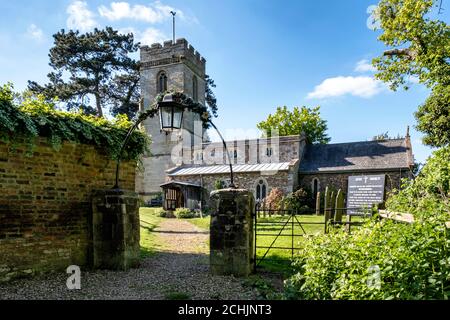 La Chiesa di Sant'Andrea Peatling Parva, Leicestershire, England, Regno Unito Foto Stock