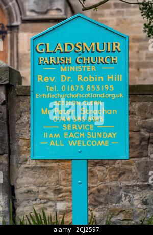 Gladsmuir Parish Church, East Lothian, Scozia, Regno Unito. Foto Stock