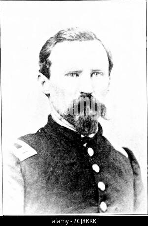 . Storia della terza Cavalleria della Pennsylvania, sessantesimo Regiment Volontarii della Pennsylvania, nella guerra civile americana, 1861-1865 [risorsa elettronica] . Capitano William Badghman. Società E. Capitano Alexander S. Woodburn. Azienda H.. Foto Stock