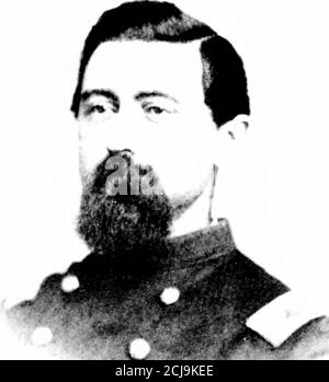 . Una storia del quarantaquattresimo Reggimento, New York Volontario Fanteria, nella Guerra civile, 1861-1865 [risorsa elettronica] . è stato illustrato il più volte citato sayingNecessity è la madre dell'invenzione. Qui rimaniamo due giorni, riposando, sperimentando e domandandosi che cosa era arrivato dopo. Il riposo e la sperimentazione erano avvantaggiosi, ma il domandarsi era infruttuoso e di piccolo conto. Il 28 ottobre, dopo aver marciato per diverse miglia, il regio, con altri undici reggimenti, è stato recensito dal GeneralMcClellan, frequentato da bis staff e da altri ufficiali di spicco. È stata la nostra prima vista del Gen Foto Stock