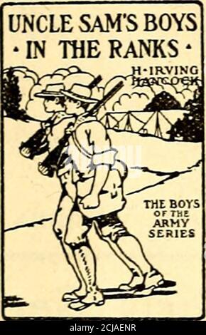 . Le battaglie della guerra per l'Unione. La storia della grande guerra civile, dall'elezione di Abraham Lincoln alla resa ad Appomatox, raccontò imparzialmente . Questi libri respirano la vita e lo spirito dell'esercito degli Stati Uniti di oggi, e la vita, così come è, è descritta da un maestro-penna. I zio Sams Boys nelle file; o, due reclute nell'esercito degli Stati Uniti. 2 Uncle Sams Boys on Field Duty; OR, Winning Corporals CHECHERON. 3 Zio Sam Boys come sergente ; o, che maneggia i loro primi comandi reali. {altri volumi da seguire rapidamente.) Panno, 12 mesi, Prezzo illustrato, per volume, 50 c. Battleshi Foto Stock