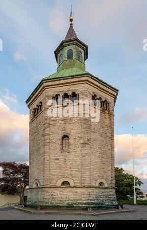 Stavanger, Norvegia : una vista sulla torre di guardia 'Valberg' a Stavanger. Foto Stock