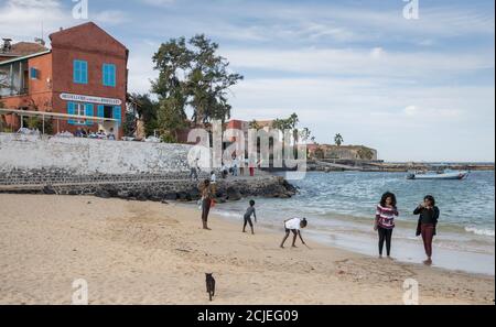 Isola di Gorée, Dakar, Senegal Foto Stock