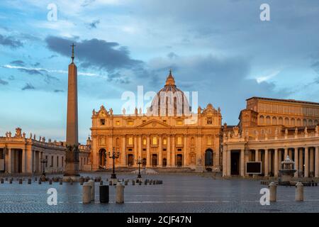 Cattedrale di San Pietro, Roma, Lazio, Italia, Europa Foto Stock