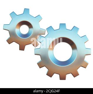 icona ingranaggi - segno delle proprietà delle opzioni Foto Stock