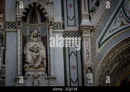 Primo piano immagine del Duomo di Firenze Foto Stock