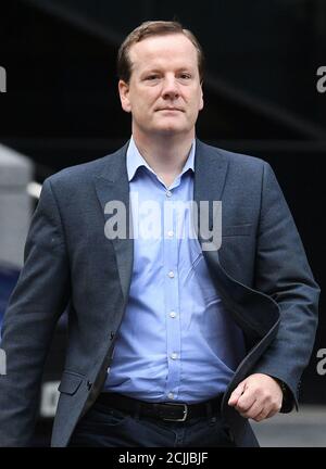 L'ex deputato conservatore Charlie Elphicke arrivò a Southwark Crown Court a Londra dove fu incarcerato per due anni per aver aggredito sessualmente due donne, a circa un decennio di distanza. Foto Stock