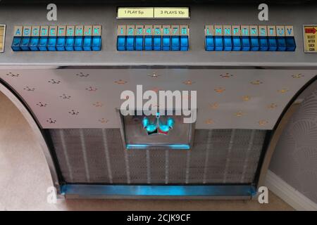 Un 1964 americano Seeburg Juke box Foto Stock