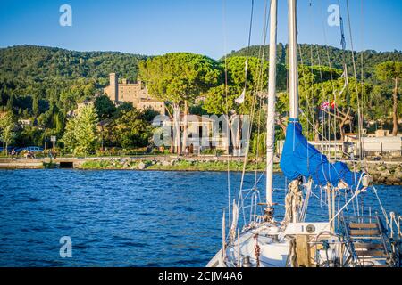 Bolsena, Italia - il centro storico di Bolsena sul lago omonimo Foto Stock