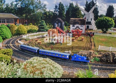 Villaggio modello di Bekonscot. Beaconsfield. Buckinghamshire, Chilterns, Inghilterra, Regno Unito Foto Stock