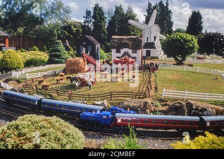 Villaggio modello di Bekonscot. Beaconsfield. Buckinghamshire, Chilterns, Inghilterra, Regno Unito Foto Stock