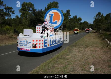 Tour de France, 8.9.20, Côte Sauvage, Charente Maritime Foto Stock