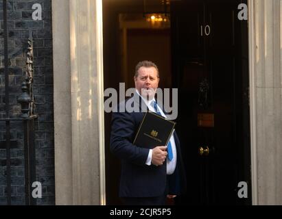 Londra, Regno Unito. 15 settembre 2020. Mark Spencer, Chief Whip, arriva a Downing Street per la riunione del Gabinetto. Credit: Tommy London/Alamy Live News Foto Stock