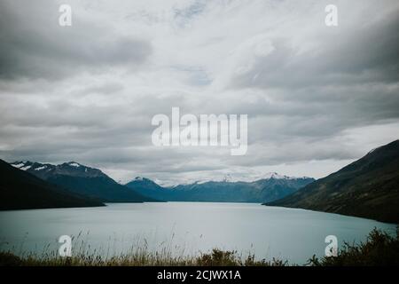 Lago Argentino in patagonia Foto Stock