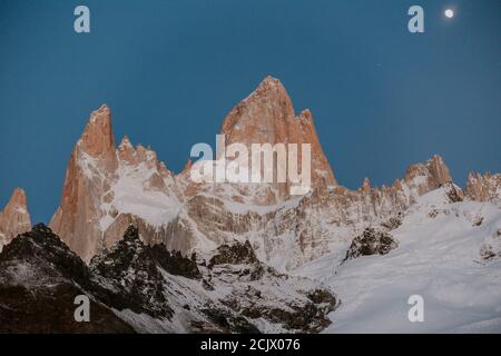 Fotografia notturna su El Chalten Foto Stock