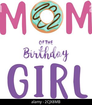 non preoccuparti di essere felice. Stampa carina con ciambelle, ciambelle e tazza di caffè nero con la preoccupazione di Donut essere nota felice, carino e set luminoso di bagel. Desig piatto Illustrazione Vettoriale