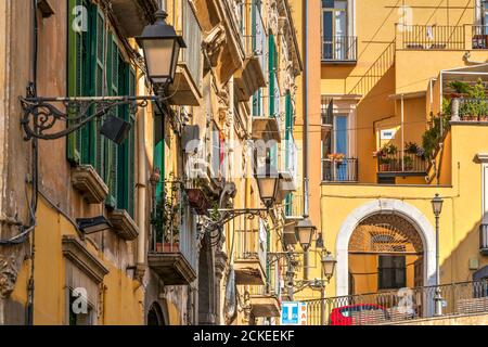 Città vecchia, Salerno, Campania, Italia Foto Stock