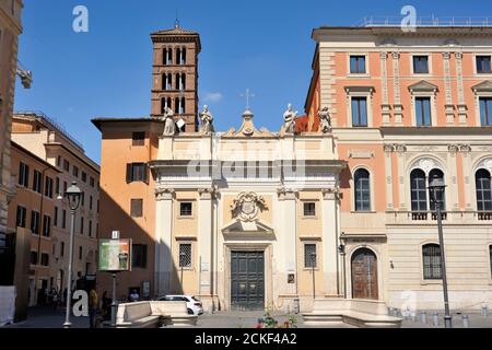 Italia, Roma, chiesa di San Silvestro in capita Foto Stock