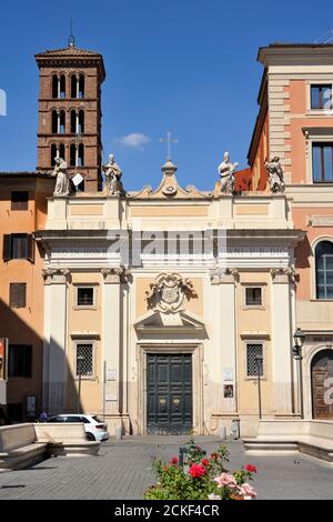 Italia, Roma, chiesa di San Silvestro in capita Foto Stock