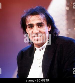 Deutscher Schlagersänger IBO aka Ibrahim Bekirović, Deutschland 1988. Cantante pop tedesco IBO aka Ibrahim Bekirović, Germania 1988. Foto Stock