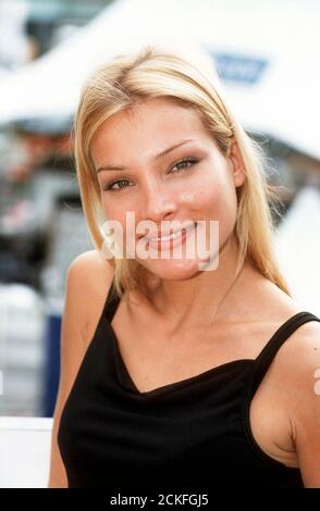 Porträt der deutschen Schauspielerin Tanja Wenzel, 1999. Ritratto dell'attrice tedesca Tanja Wenzel, 1999. Foto Stock