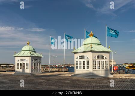 Die königlichen Pavillons am Nordre Toldbod in Kopenhagen, Dänemark, Europa | Royal Pavilions at Nordre Toldbod, Copenhagen, Danimarca, Europa Foto Stock