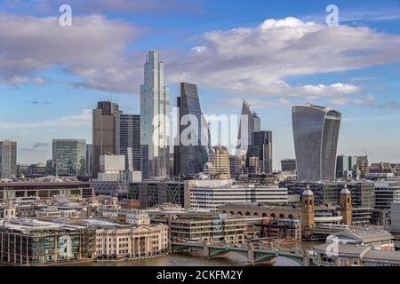 Città di Londra skyline, Londra, Regno Unito Foto Stock