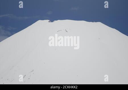 Vulcano Parinacota nel Parco Nazionale di Lauca. Regione di Arica y Parinacota. Cile. Foto Stock