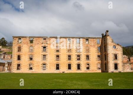 Port Arthur Penitentiary Building Tasmania Australia Foto Stock