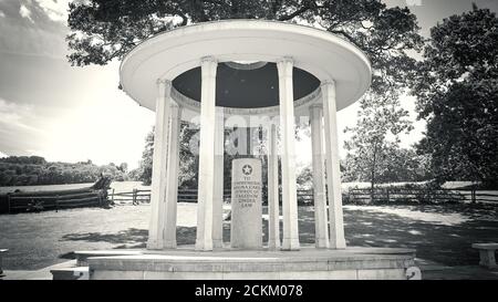 Magna carta Memorial, Runnymede, Regno Unito Foto Stock