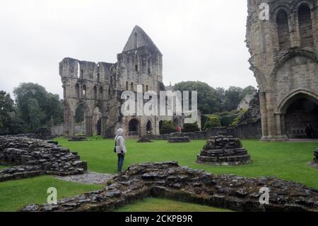 ABBAZIA DI BUILDWAS Foto Stock