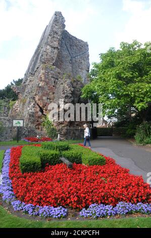 CASTELLO DI BRIDGENORTH Foto Stock