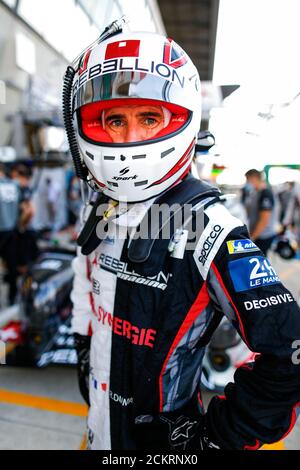 Le Mans, Francia. 16 settembre 2020. Dumas Romain (fra), Rebellion Racing, Rebellion R13-Gibson, ritratto durante la scrutatura della 2020 24 ore di le Mans, 7° round del campionato mondiale di Endurance 20–2019 della FIA sul circuito des 24 Heures du Mans, dal 16 al 20 settembre 2020 a le Mans, Francia - Foto Fr Credit: LM/DPPI/Frederic le Floc H/Alamy Live News Credit: Gruppo Editoriale LiveMedia/Alamy Live News Foto Stock