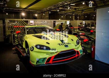 Le Mans, Francia. 16 settembre 2020. 97 Lynn Alex (gbr), Martin Maxime (bel), Tincknell Harry (gbr), Aston Martin Racing, Aston Martin Vantage AMR, ambiente durante l'esame della 2020 24 ore di le Mans, 7° round del 2019... Credit: Gruppo Editoriale LiveMedia/Alamy Live News Foto Stock