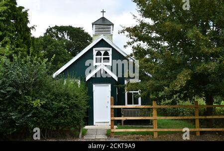 Chiesa di tutti i santi " stagno tabernacolo Chiesa', Brokerswood parrocchia di Dilton Marsh, Wiltshire, Inghilterra Foto Stock