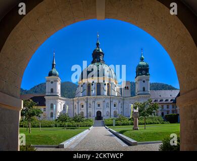 DE - BAVIERA: Monastero di Ettal vicino Oberammergau Foto Stock