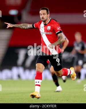 Southampton's Danny Ings durante la seconda partita della Carabao Cup al St Mary's Stadium di Southampton. Foto Stock