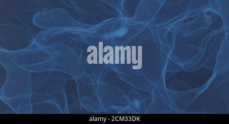 Rendering 3D di nebulizzatore blu, concetto di sfondo Foto Stock