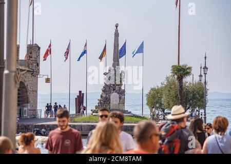 Veduta di Dogana Veneta a Lazise 5 Foto Stock