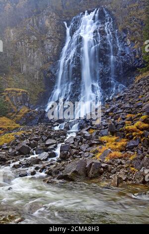 In Laatefoss Odda Foto Stock