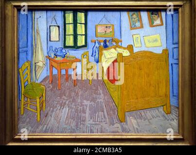 Parigi, Francia - la Chambre de Van Gogh a Arles 1889 Pittura Foto Stock