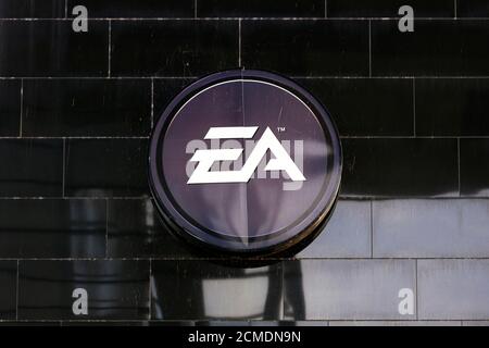 Colonia, Germania. 15 settembre 2020. Il logo della società di software di gioco Electronic Arts. (Immagine di simbolo, immagine di tema) Colonia, 15.09.2020 | utilizzo in tutto il mondo Credit: dpa/Alamy Live News Foto Stock